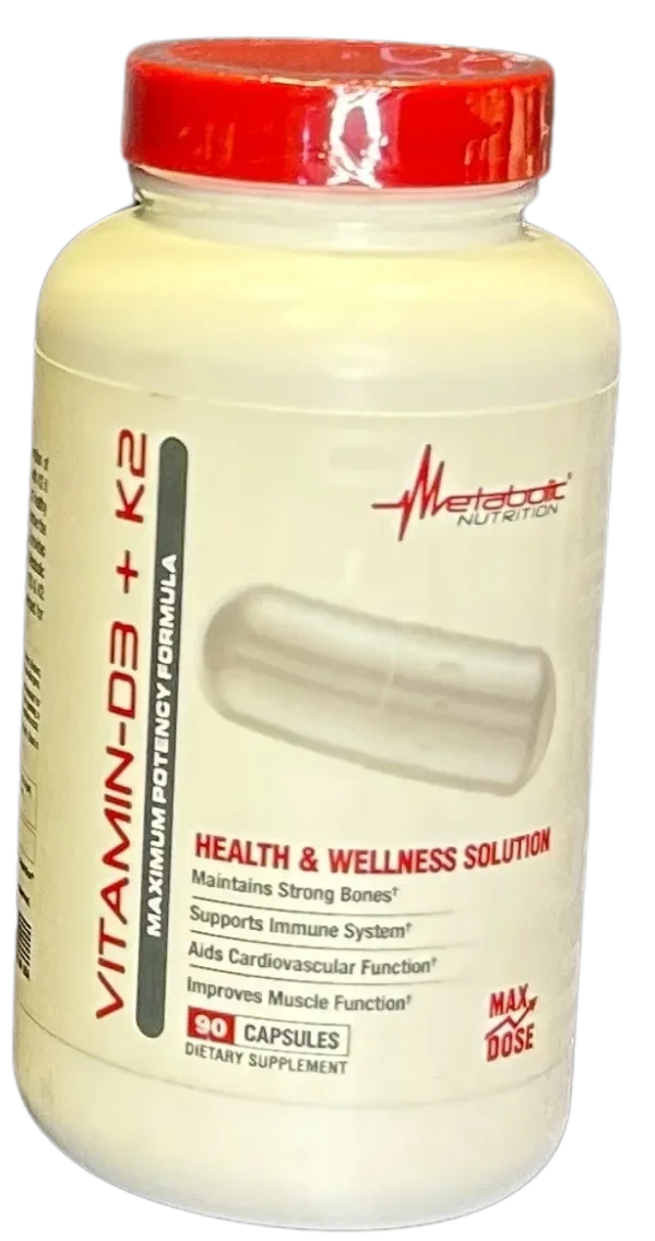 Metabolic Nutrition Vitamin D3 + K2 90 Capsules