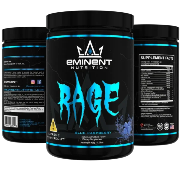 Eminent RAGE High-Stim Pre-Workout (Choose Flavor)