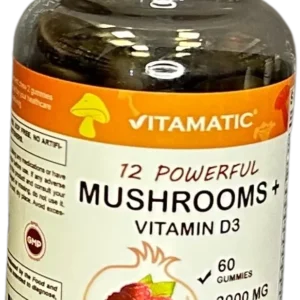 Vitamatic 12 Powerful Mushrooms + Vitamin D