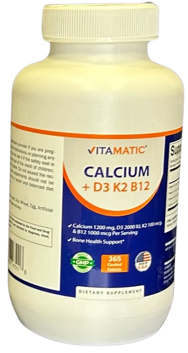 Vitamatic Calcium + D3, K2, B12