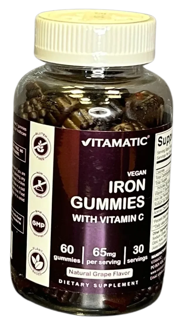 Vitamatic Iron Gummies with Vitamin C