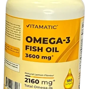 Vitamatic Omega-3 Fish Oil 3600 mg 180 Softgels