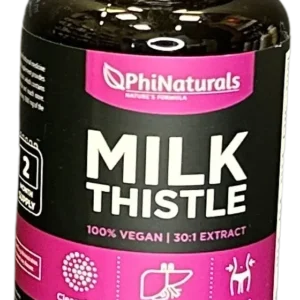 PhiNaturals Milk Thistle 120 Veggie Capsules