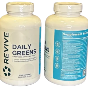Revive Daily Greens Superfood & Anitoxidant Blend 180 Capsules