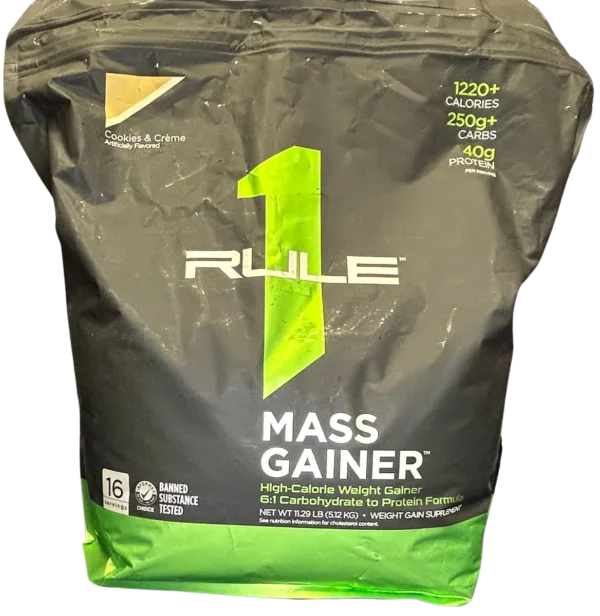 Rule 1 Mass Gainer 11 lb. 16 Servings (Choose Flavor)