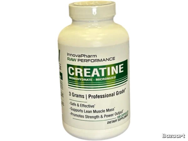 InnovaPharm Creatine Monohydrate-Micronized 180 Capsules