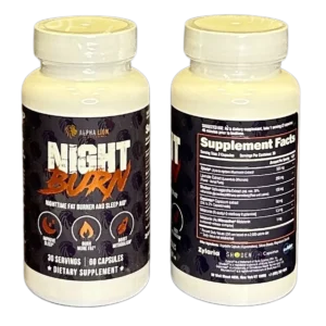 Alpha Lion Night Burn, Fatburner and Sleep Aid 60 Capsules