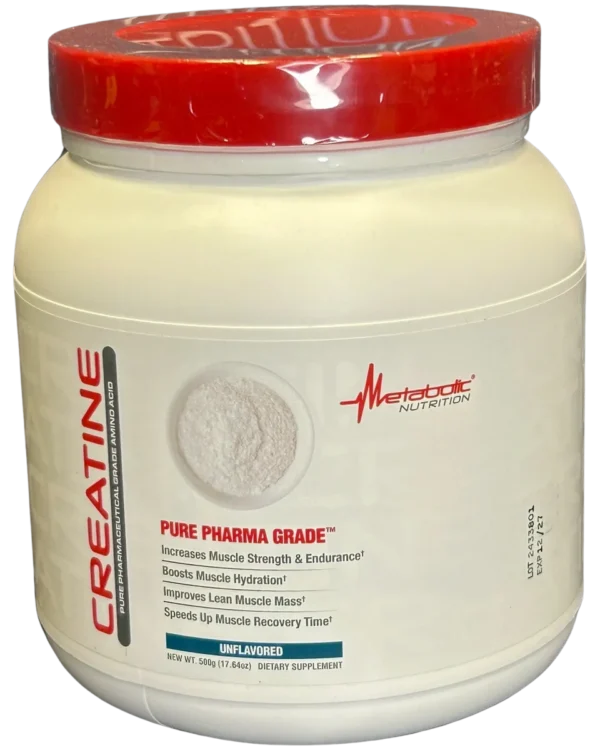 Metabolic Nutrition Creatine Monohydratre 17.64 oz. 100 Servings