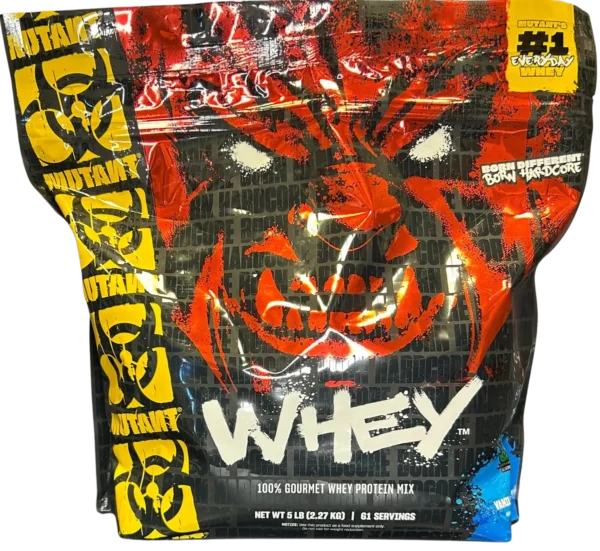 Mutant Whey Protein 5 lb. 60 Servings (Choose Flavor)
