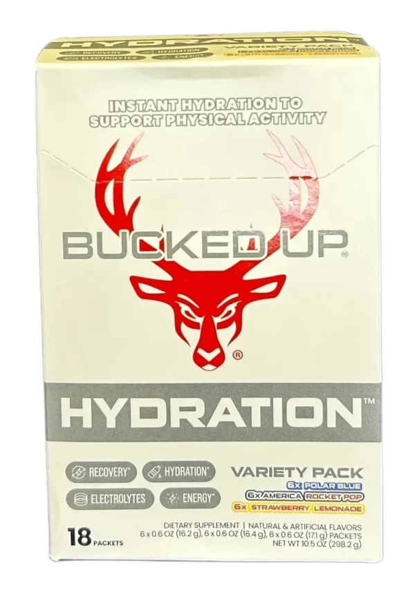 Bucked Up Hydration Sticks 18 Count