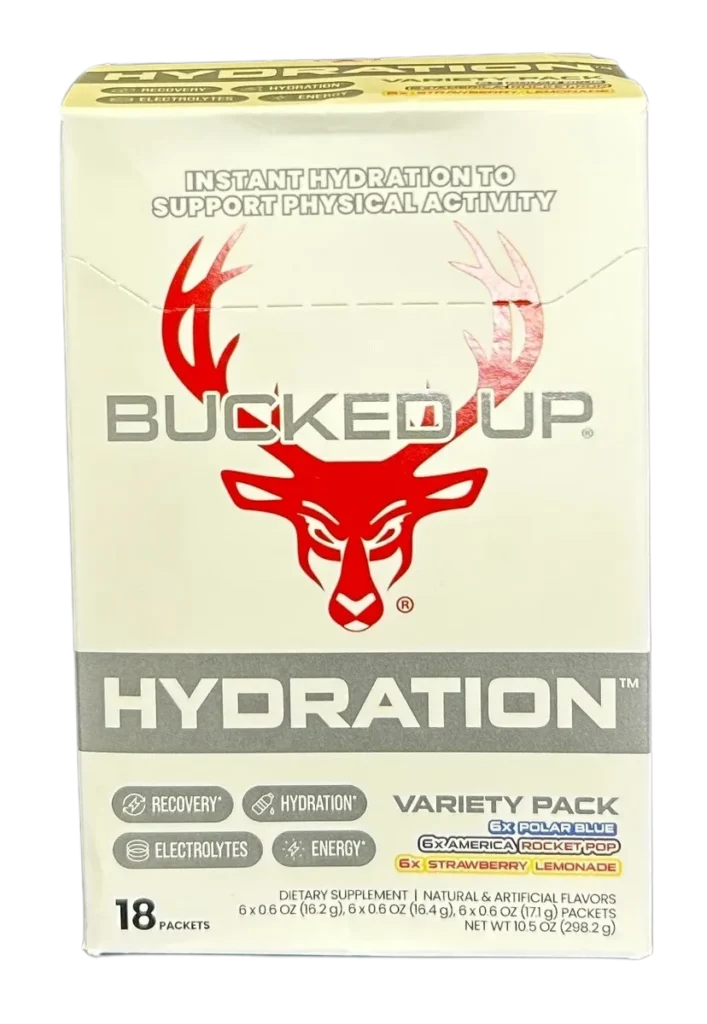Bucked Up Hydration Sticks 18 Count