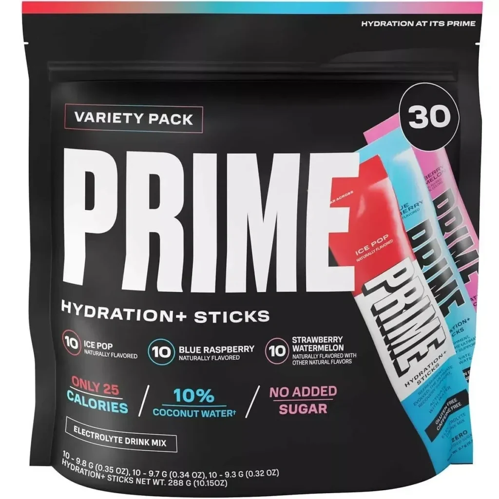Prime Variety Pack Hydration+ Sticks 10.15 oz. 30 Count