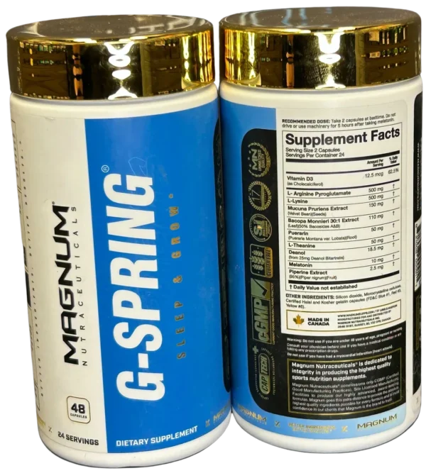 Magnum Nurtraceuticals G-Spring Sleep & Grow 48 Capsules