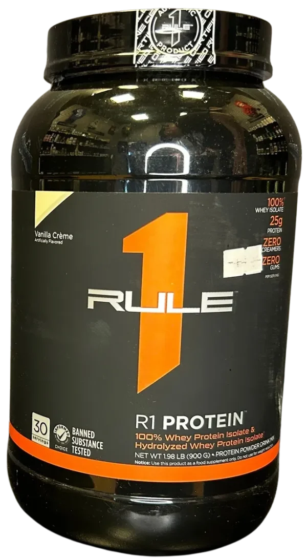 Rule 1 Whey Protein Isolate 1.98 lb. (Choose Flavor)