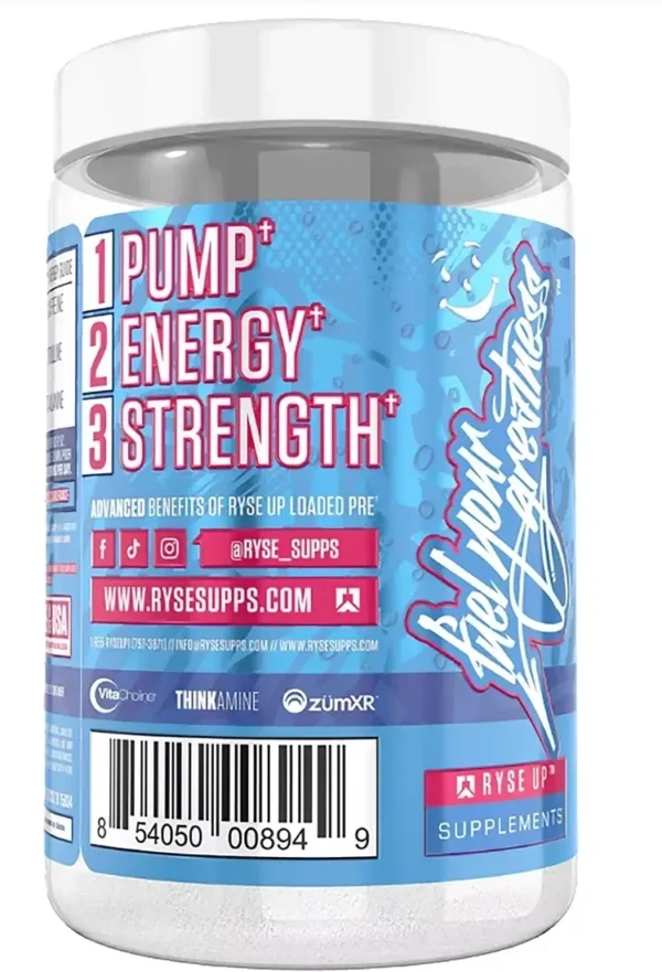 Ryse Loaded Pre-Workout 13.9 oz.-15 oz. (Choose Flavor) - Image 2