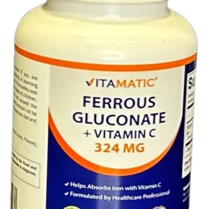 Vitamatic Ferrous Gluconate + Vitamin C