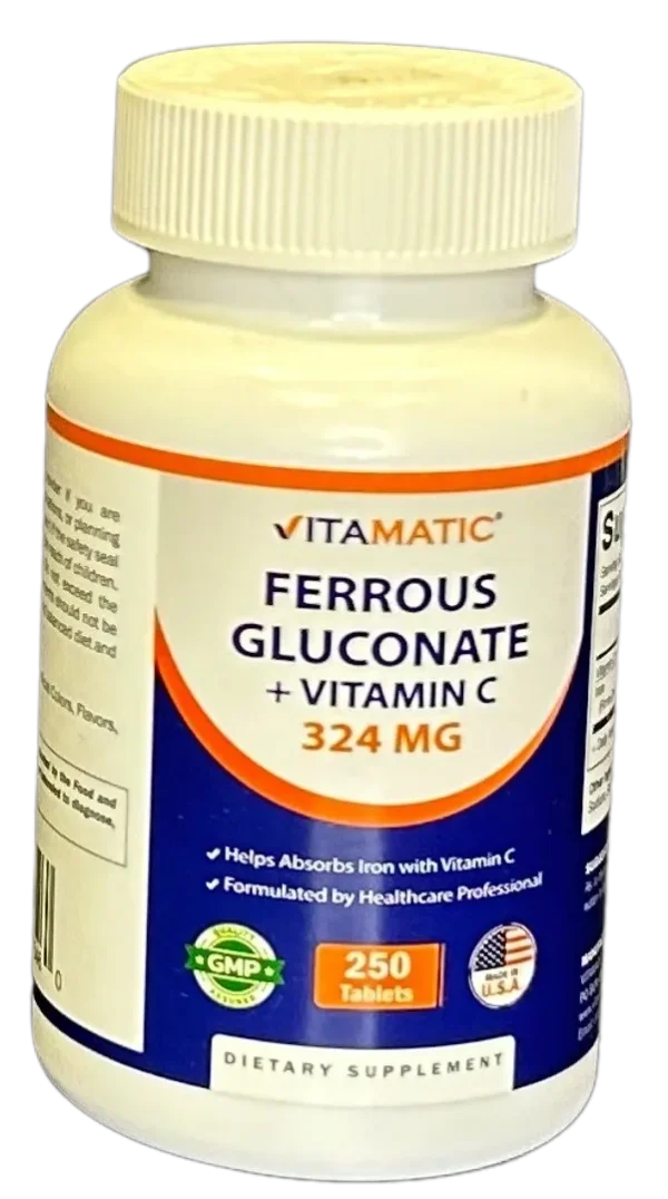 Vitamatic Ferrous Gluconate + Vitamin C