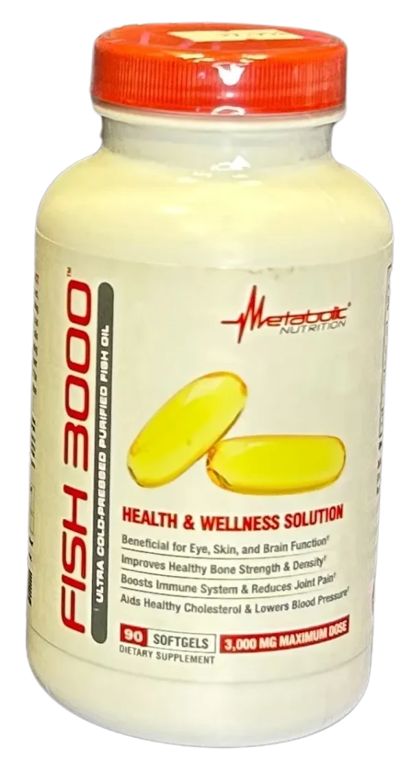 Metabolic Nutrition Fish 3000 90 Softgels